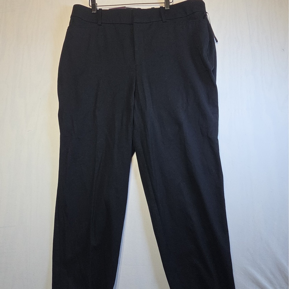 Ava & Viv Women's Size 17 Black High Rise Stretch Ankle Pants NWT